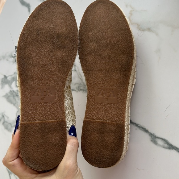 ZARA Woven Platform Espadrilles - Picture 4 of 4